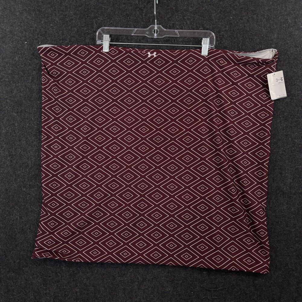Under Armour AllSeasonGear Scarf Adult One Size Burgundy Geometric Warmer Cowl